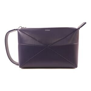 Loewe Puzzle Fold Calfskin Blue